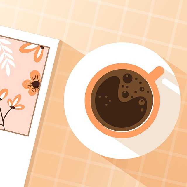 コーヒーを飲む際の注意点を説明するイラスト