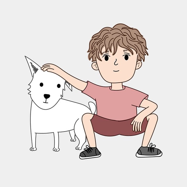 安心して水を飲むペットと、それを見守る飼い主の笑顔のイメージ