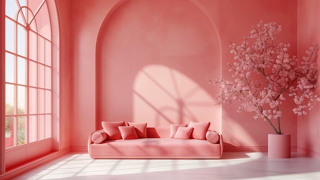 窓から光が差し込む清潔で快適そうな部屋