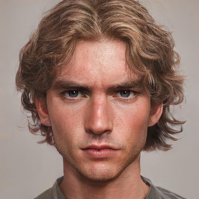 製品の注意書きを真剣に読んでいる人