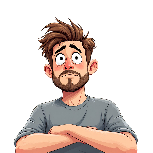 多くの選択肢に囲まれて困惑する人