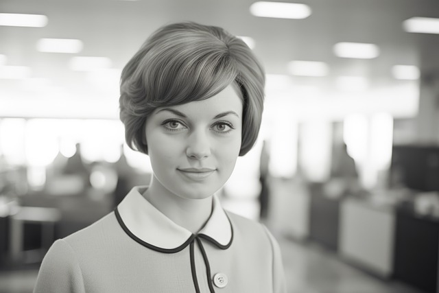 まとまりのある美しい髪を持つ女性が笑顔で自信に満ちた表情