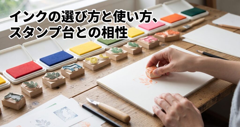 インクの選び方と使い方、スタンプ台との相性
