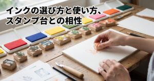 インクの選び方と使い方、スタンプ台との相性